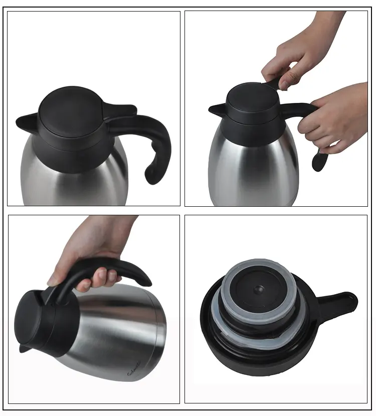 Features of Food-grade High Quality Thermos Carafe Vacuum Jug with PP Lid