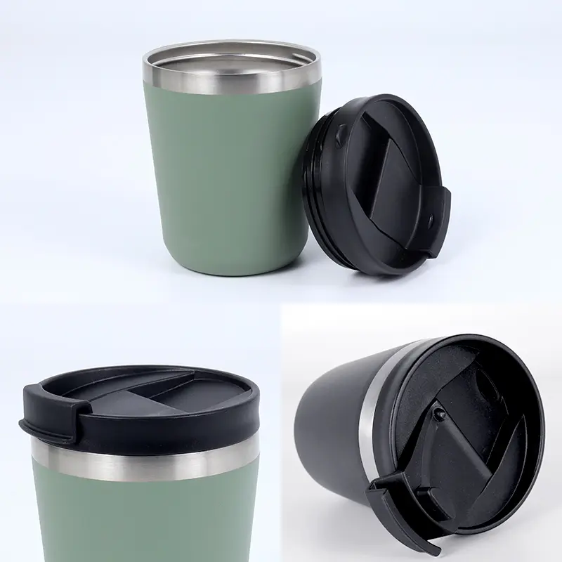 Features of Golmate 350ml Morden Travel Mug with Spill Proof Twist On Flip Lid