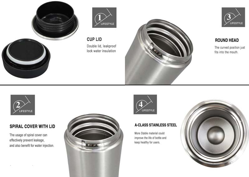 Features of Golmate Customization 14OZ Stainless Steel Vacuum Coffee Tea Travel Mug