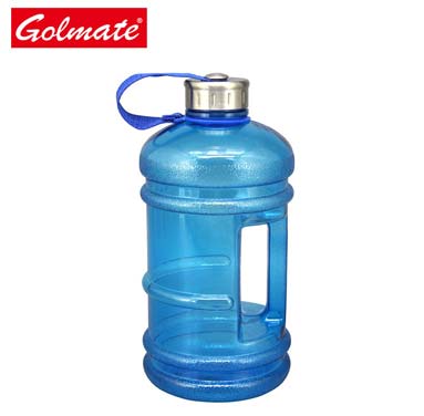2.2L Big PETG Rubber Grip Transparent Clear Plastic Water Bottle