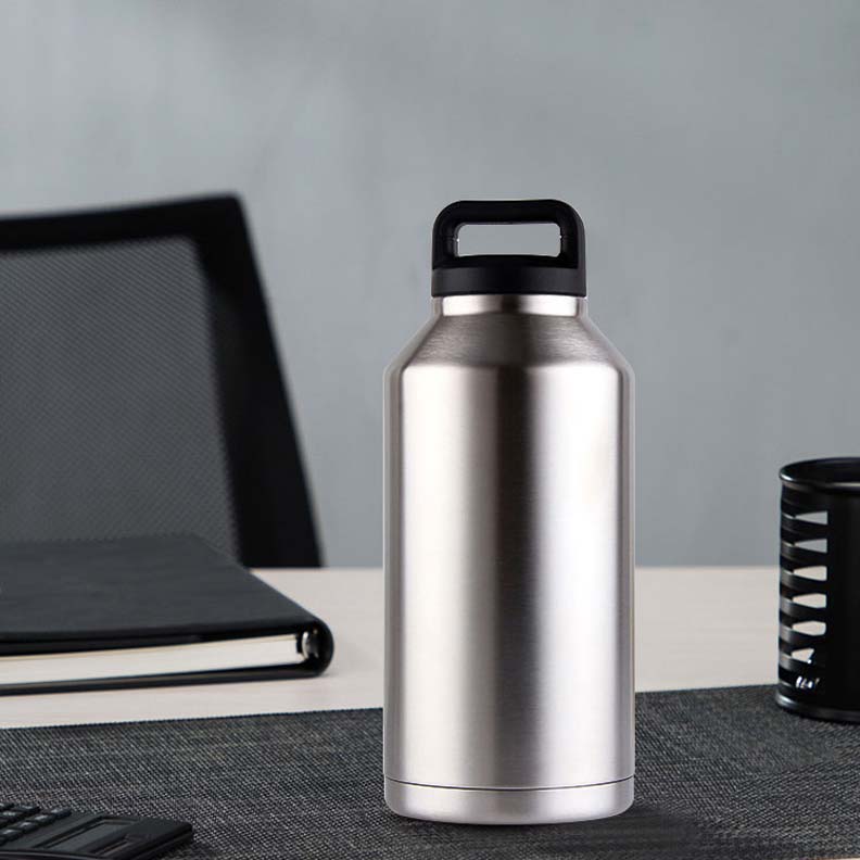 Advanced Customization 304 Stainless Steel Sport Bottle With Hanger Large Capacity