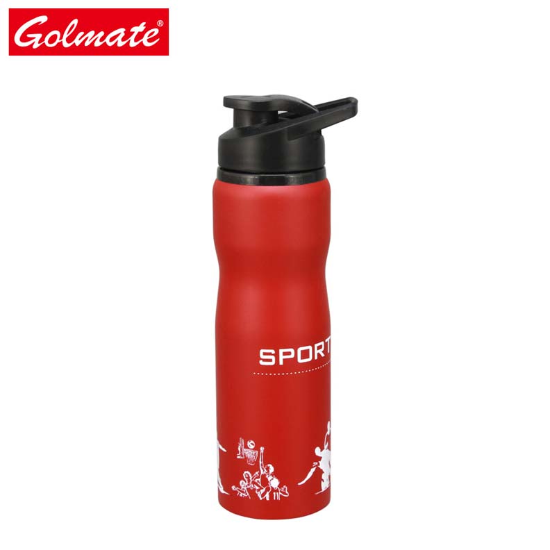 Golmate Stainless Steel Single Walled Slim Fit Water Sports Bottle 600ml