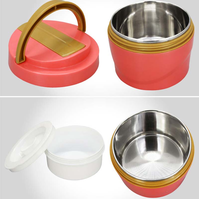 Features of Adorable Stainless Steel Liner Plastic Vacuum Food Container