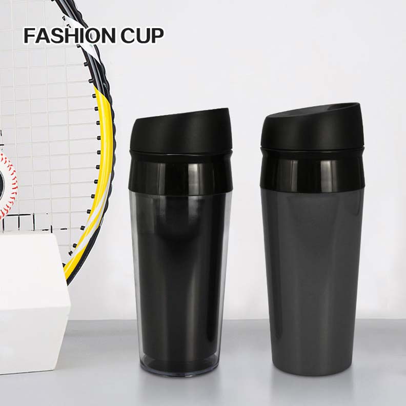 400ml Direct Drink Plastic Vacuum Travel Mug