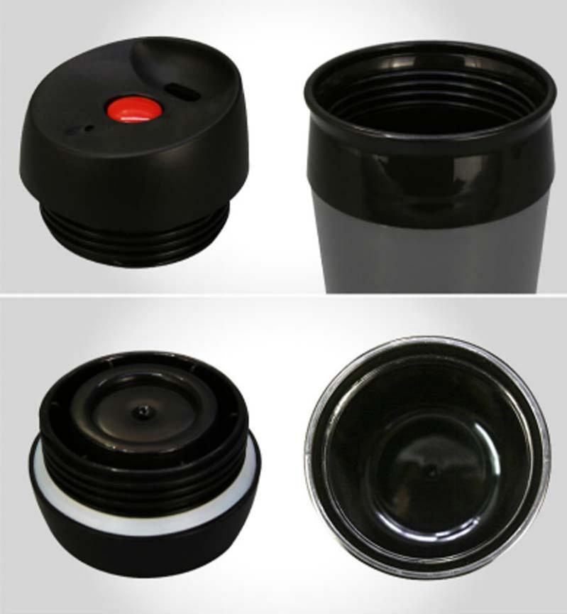 Features of 400ml Direct Drink Plastic Vacuum Travel Mug