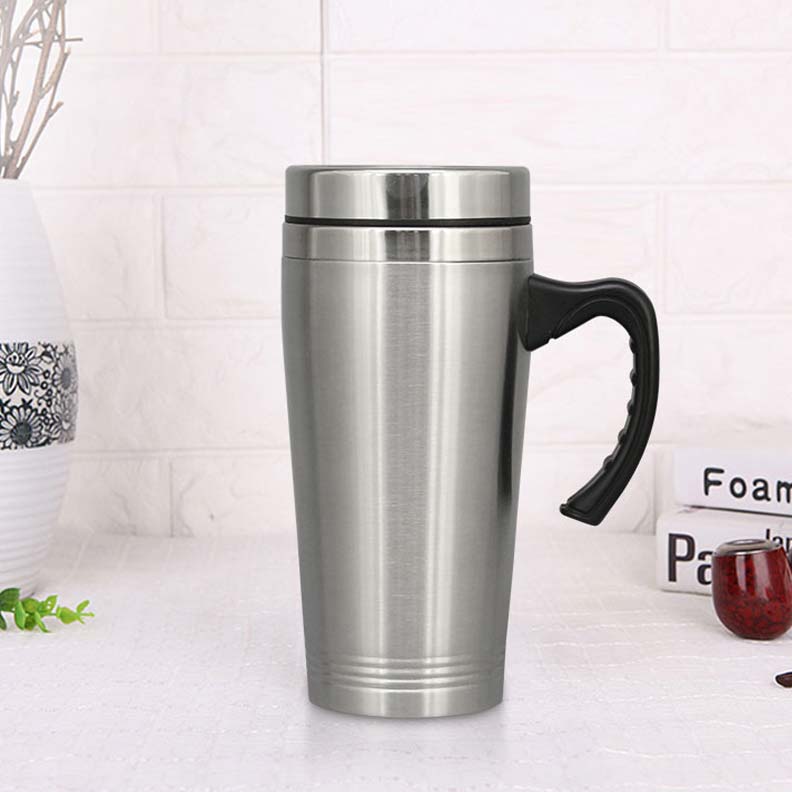 Personalized 0.4l Ss Keep Water Hot Travel Mug With Handle