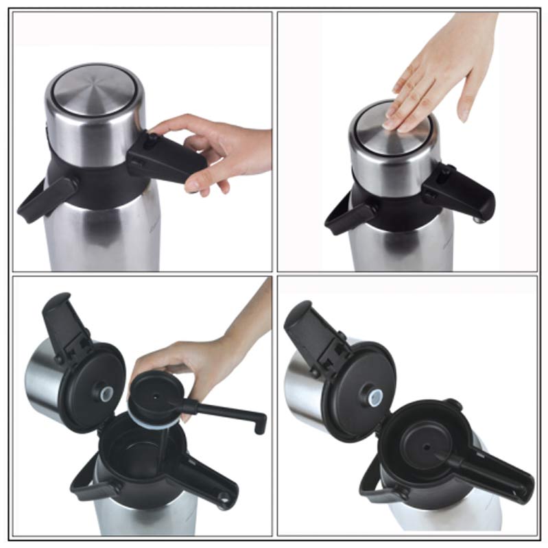 Features of Stainless Steel Lined Insulated Airpot Coffee Water Dispenser