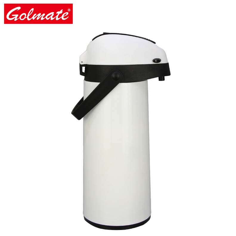 Golmate Household PP Glass Liner Air Pump Airpot Flask