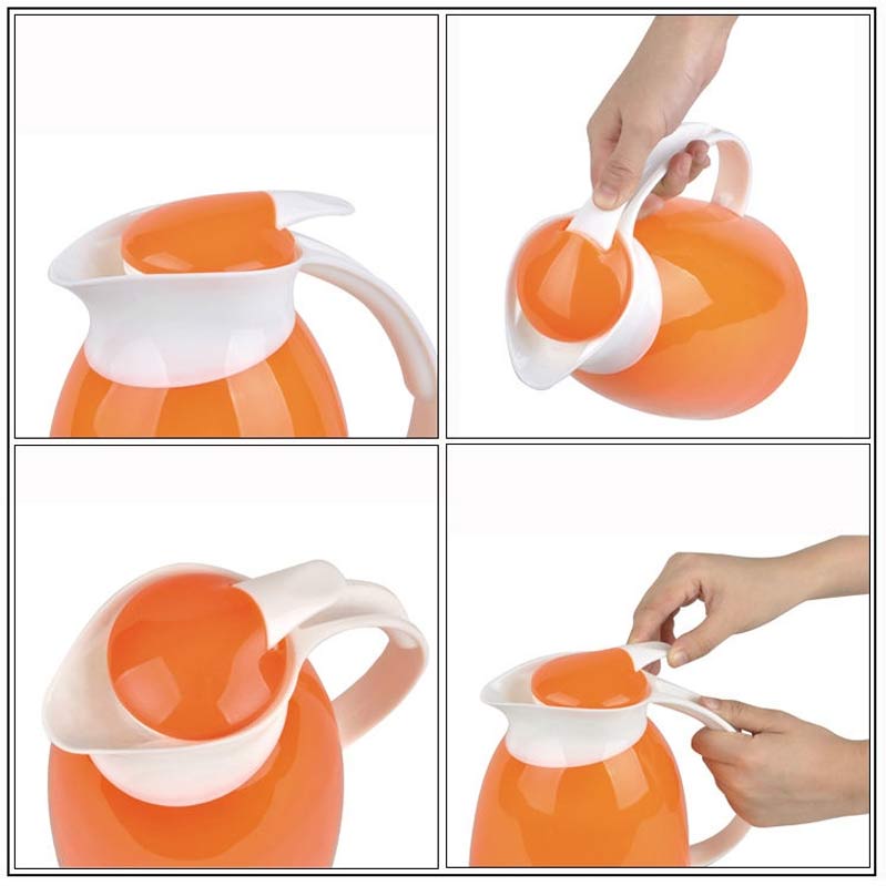 Features of 1000ml Plastic Shell Glass Liner Vacuum Insulated Water Jug