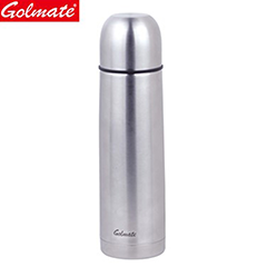 1L 304 Stainless Steel Double Wall Bullet Shape Vacuum Flask