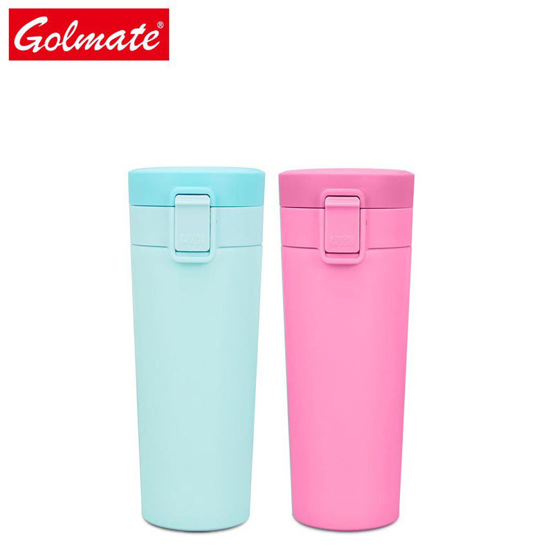 Golmate Travel Mug with Push Button Coffee Cup