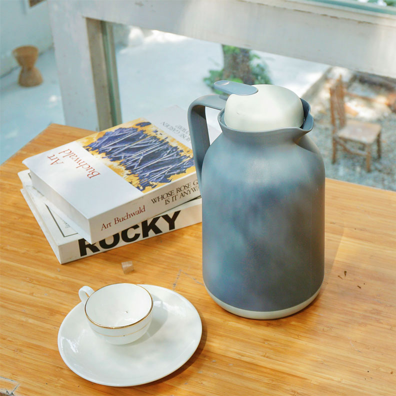 Grey Thermos Flask 1ltr