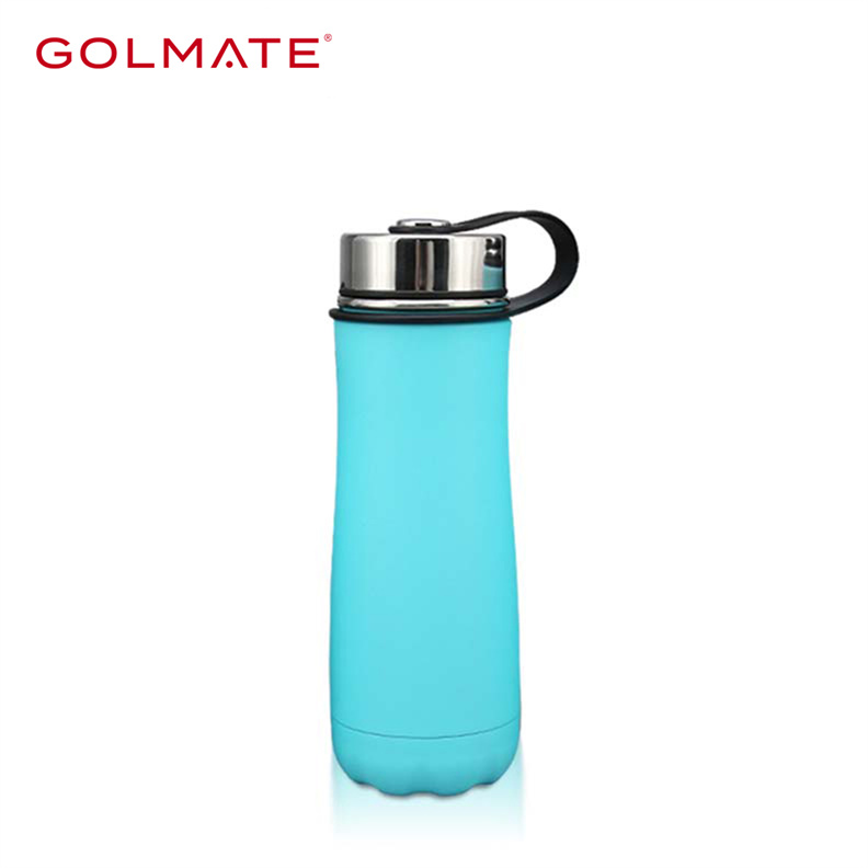 1L Stainless Steel Insulated Wide Mouth Yoga Biking Water Bottle
