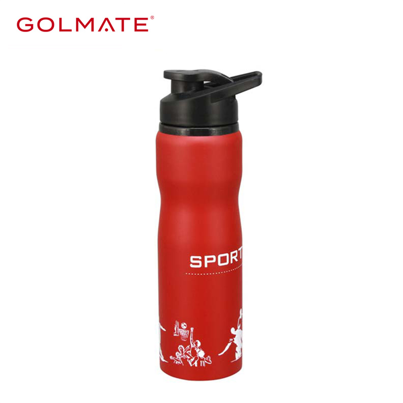 Golmate Stainless Steel Single Walled Slim Fit Water Sports Bottle 600ml