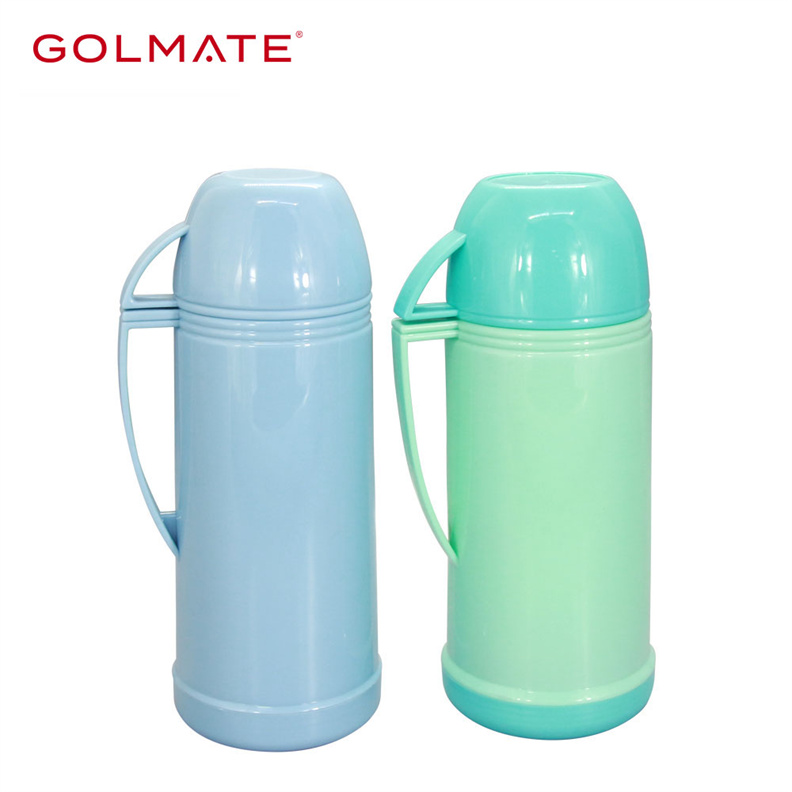 1L Large Capacity Thermos High Quality display temperature Glass