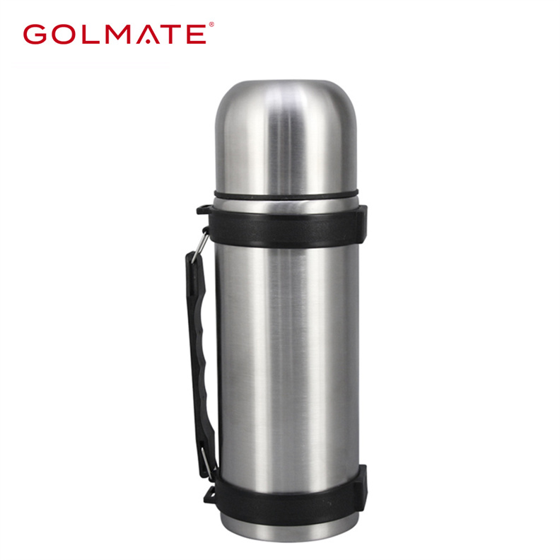 Golmate Advanced Customization 1000ml PP Handle Stainless Steel Vacuum Soup Flask