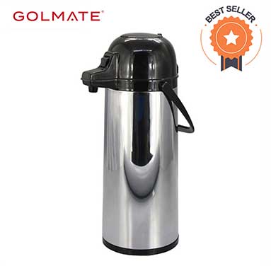 1.9l Ss Shell Glass Liner Insulated Airpot Coffee Dispenser