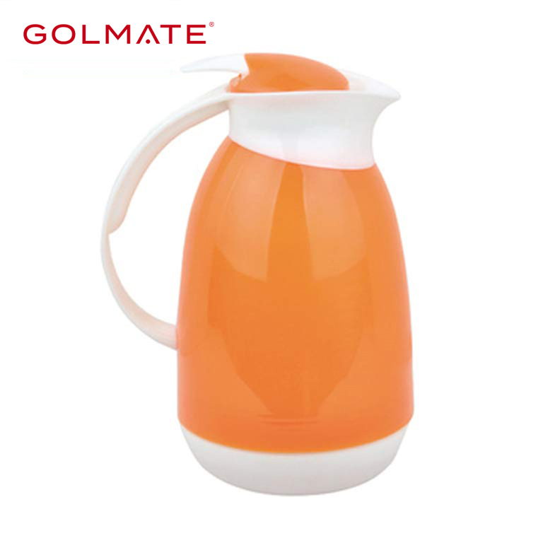 1000ml plastic shell glass liner vacuum insulated water jug 1