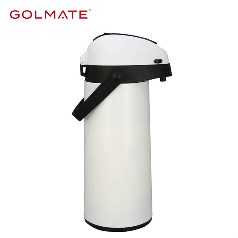 Golmate Household PP Glass Liner Air Pump Airpot Flask