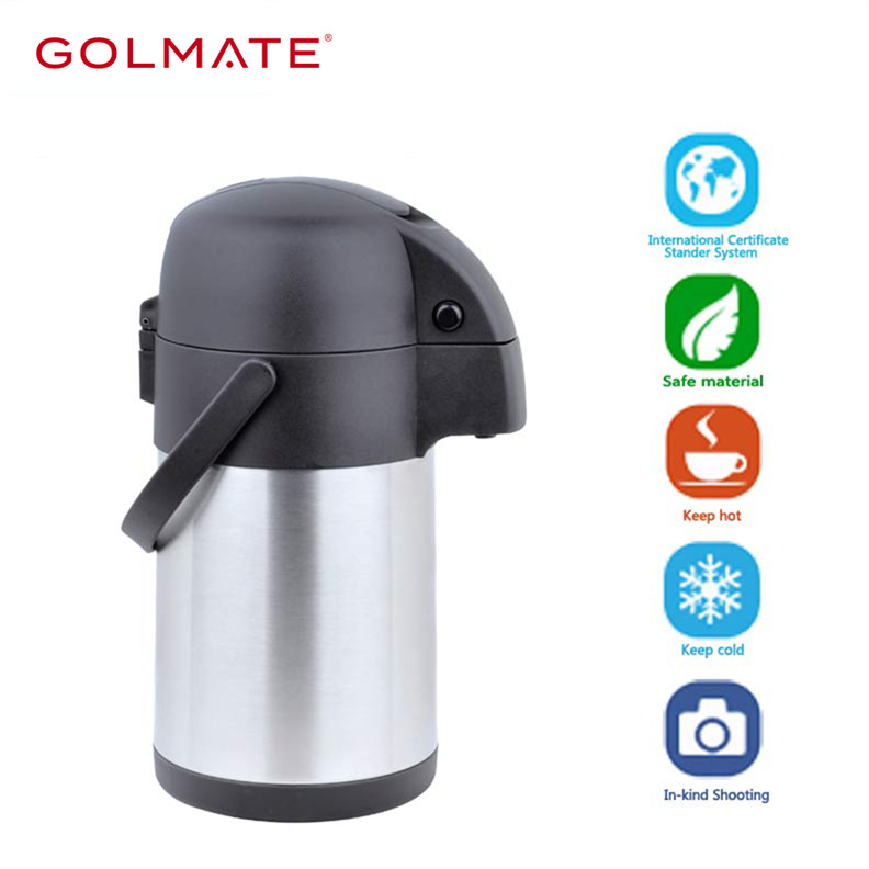 Wholesale Stainless Steel Air Pot Extra Large Coffee Airpot Vacuum Insulated Set