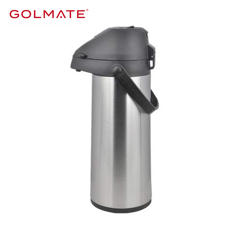 Manufacturer Red Pump Dispenser Insulated Thermal Coffee Thermos