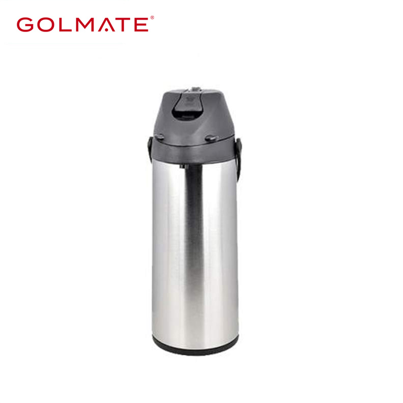 Pump Action Thermos Flask, Pump Pot Flask, Airpot Pump