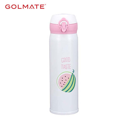 Stainless Steel Water Bottle Rabbit Cap Sport Water Bottle Student Girl  Insulated Vucuum Mug with Rope 350ml