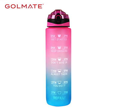 Buy Wholesale China Water Bottle 32 Oz With Straw & Time Marker