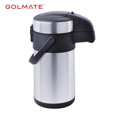 Chinese Manufacturer Double Wall Stainless Steel Air Pressure Vacuum Coffee Pot Thermos