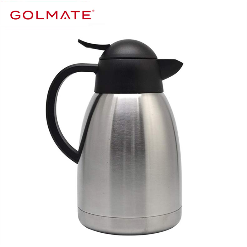 BPA Free 1l Stainless Steel Coffee Vacuum Thermos Milk Tea Jug