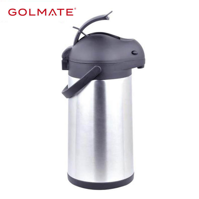 Seattle’s Best Peacock Vacuum Bottle Co Thermos Coffee Dispenser Air Pump  Pot