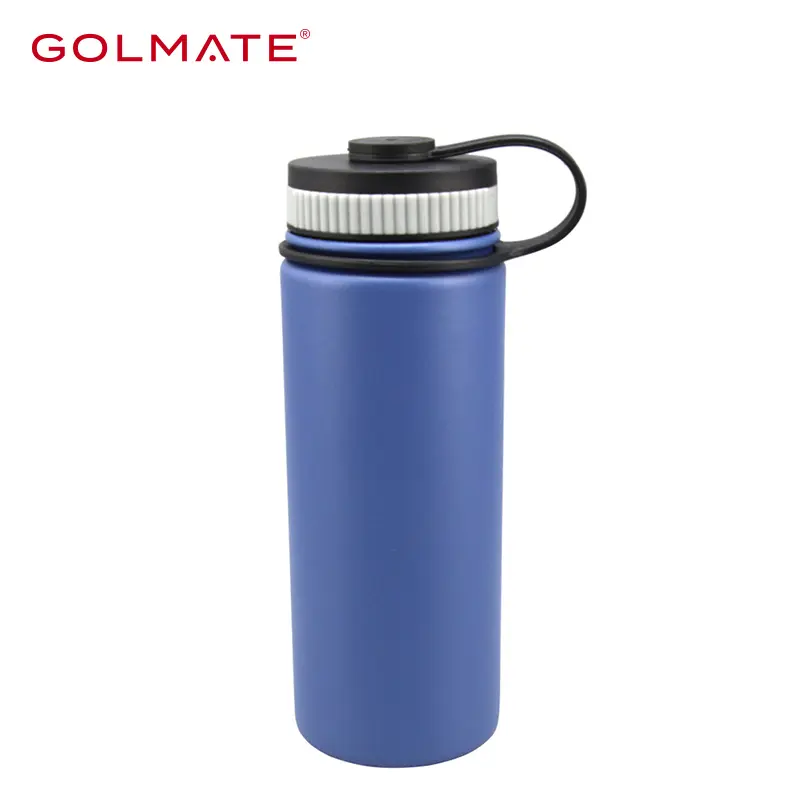 Wide Mouth Insulated Water Bottle with Non-slip Cover