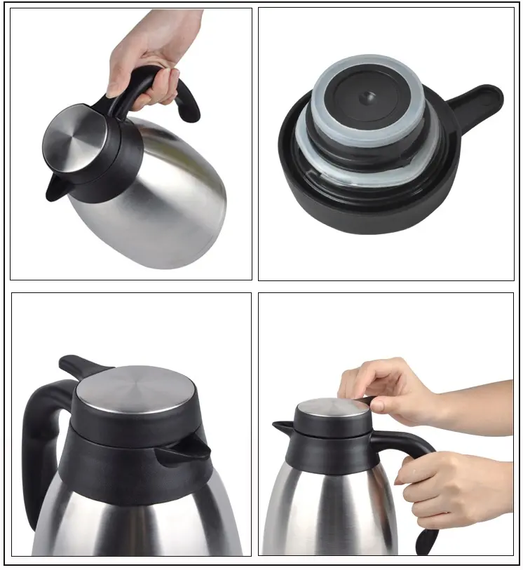 Features of Quality Stainless Steel Vacuum Jug Carafe with PP handle