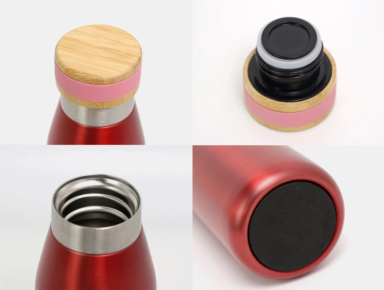 Features of Golmate 500ml Bamboo Lid Stainless Steel Water Bottle