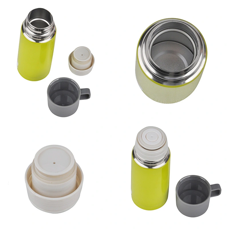 Features of Golmate Wholesale Pea Green Vaccum Flask with Cup for Hot Beverage