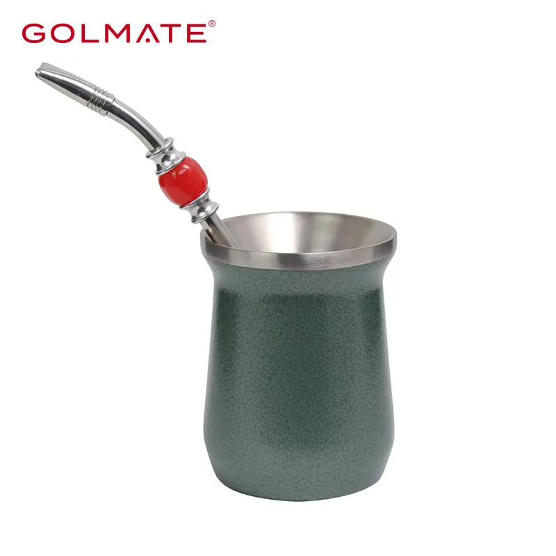 Golmate Yerba Mate Gourd Cup Mug with Bombilla Straw
