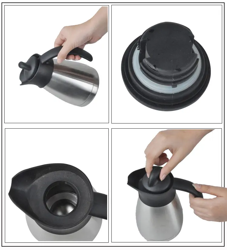 Features of Golmate Wholesale Large Capacity Stainless Steel Vacuum Coffee Jug with PP Screw Top