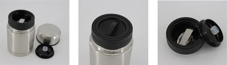 Features of Wholesale Leak-proof Wide Mouth Thermos Food Jar with Spoon OEM Available
