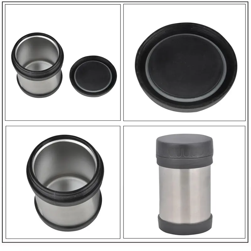 Features of Portable Customized Logo Insulated Classic Food Jar Lunch Container 350/500ml