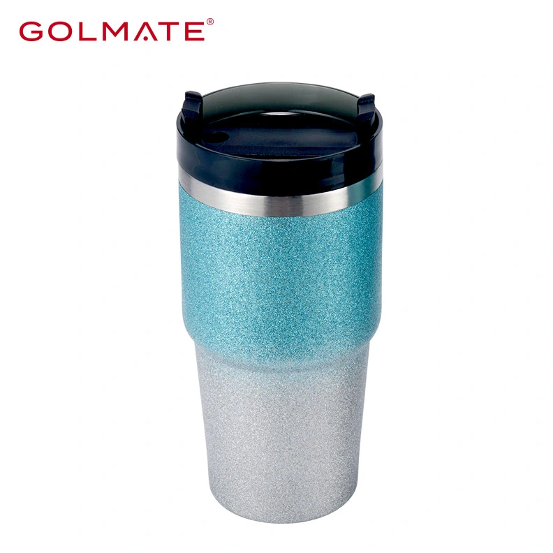 Golmate 30OZ Two-tone Diamond Paint Tumbler with Lid Large Capacity