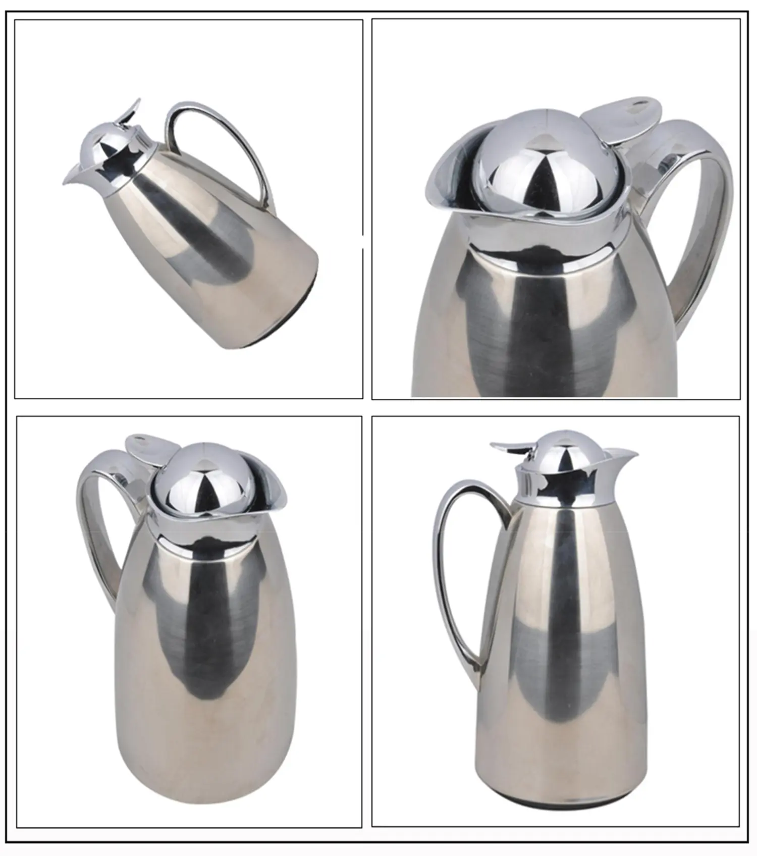 Features of Hot Sale 1L Glass Linered Vacuum Jug with Stainless Steel Shell