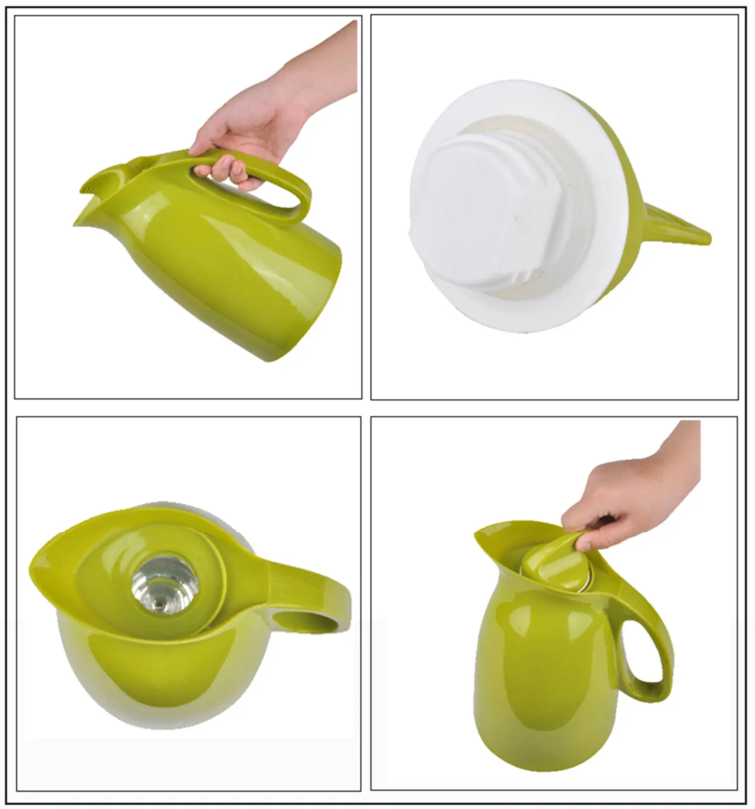 Features of Modern Designed Glass Linered Vacuum Jug with BPA-Free PP Shell