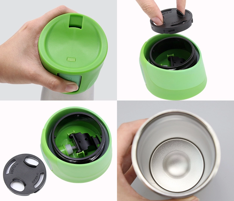 Features of Golmate Patented Press and Drink One-handed Operation Mug
