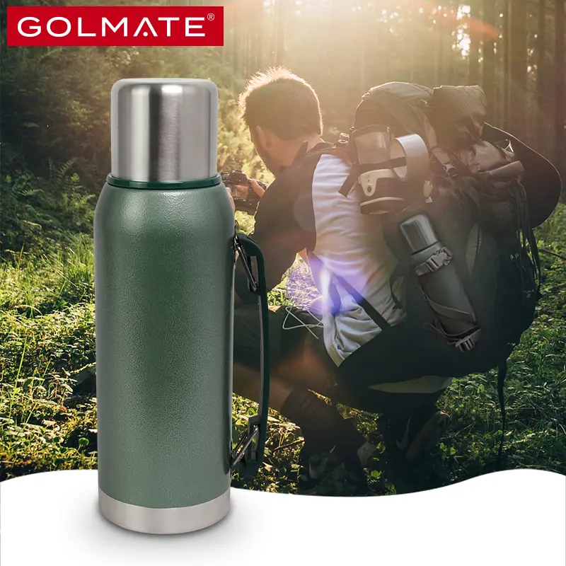 1l bullet shaped thermoses flask customized