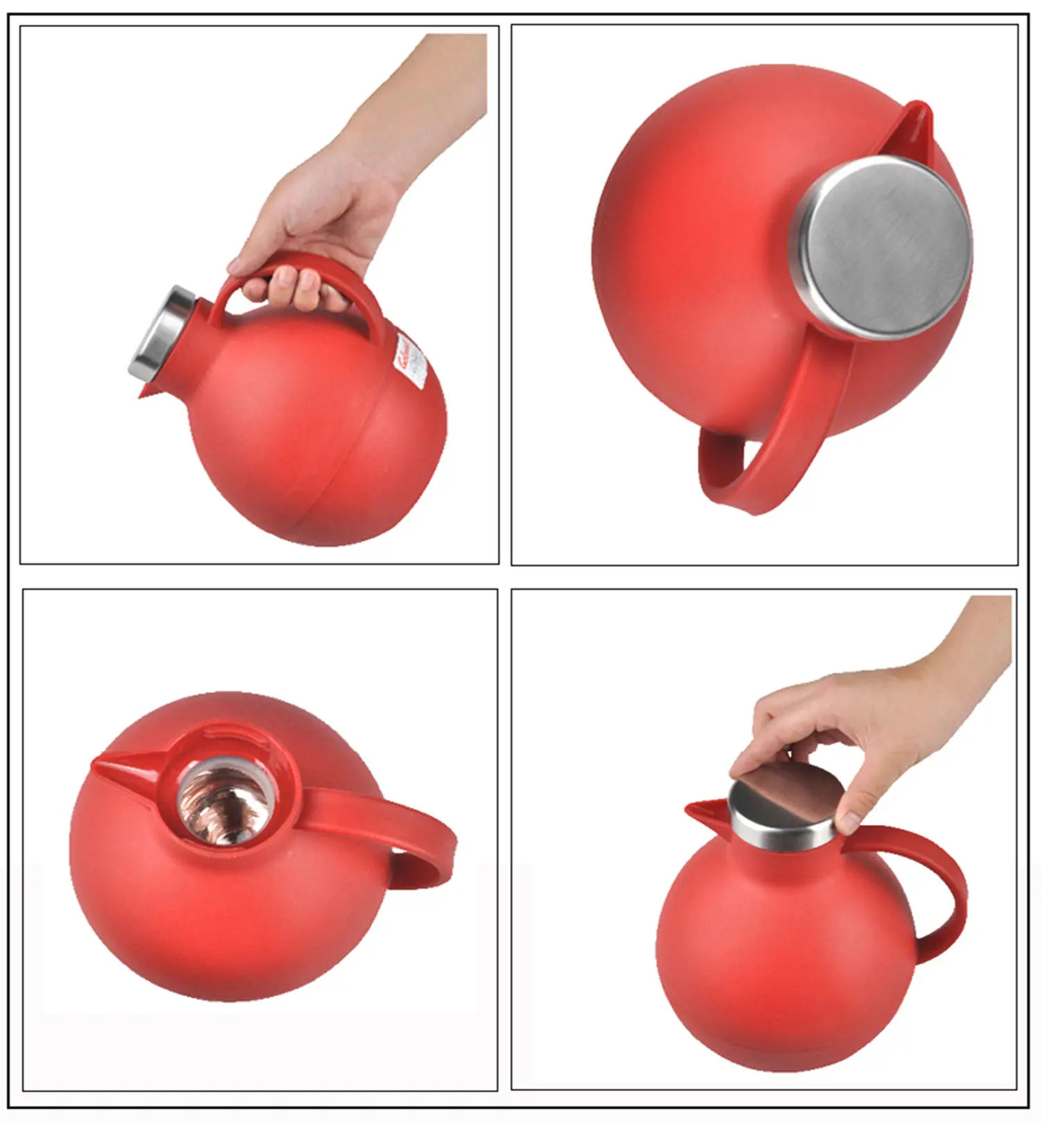 Features of Unique Round Shaped Glass Linered Vacuum Jug 1L