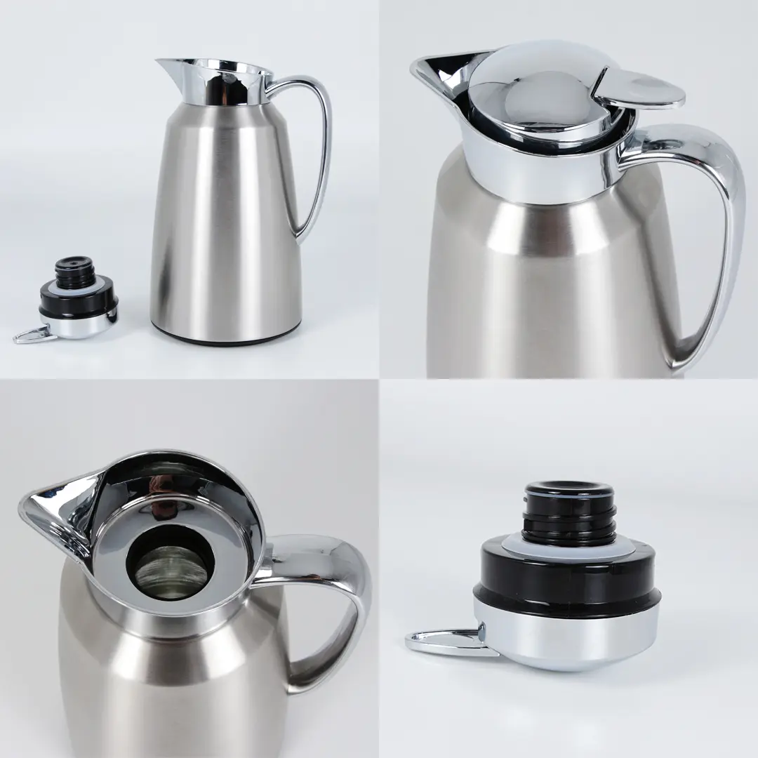 Features of Top-of-line Quality Stainless Steel Thermos Coffee Carafe with Glass Liner