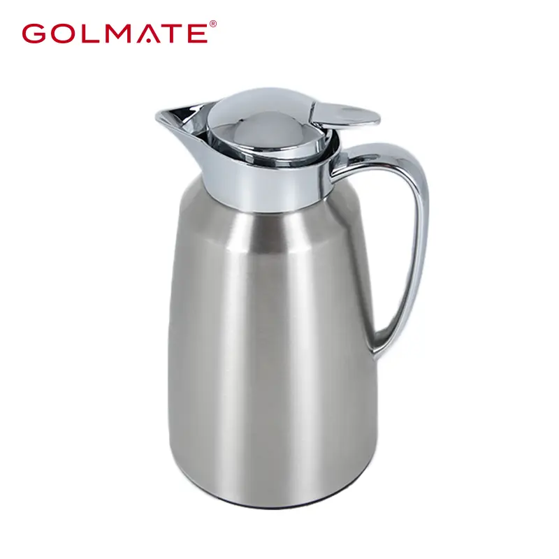 Top-of-line Quality Stainless Steel Thermos Coffee Carafe with Glass Liner