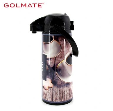 1.9L Customizable Glass Linning Vacuum Insulated Airpot with PP Shell